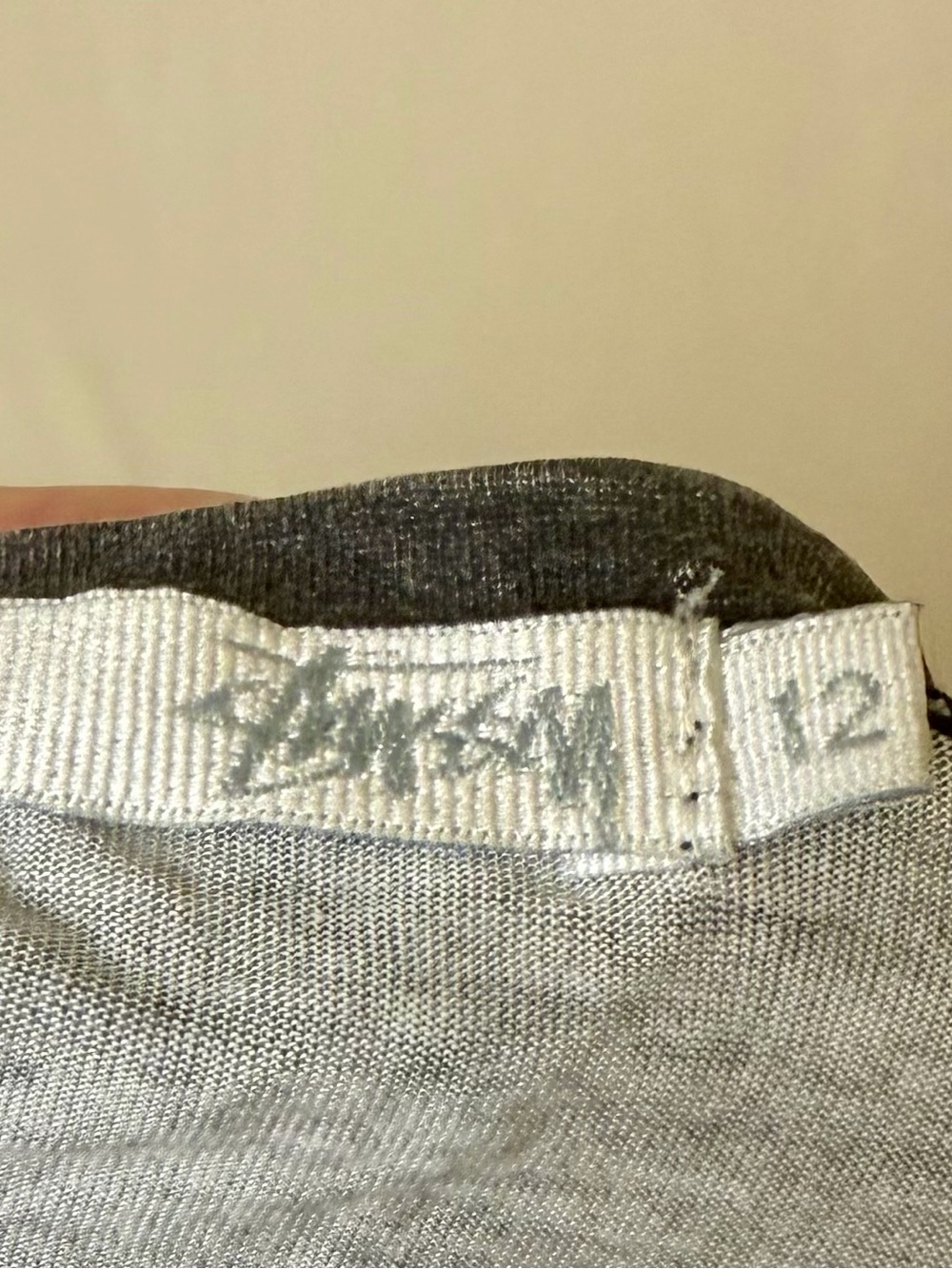 Stussy Black Tee with Orange Eagle Graphic - Picture 3 of 4